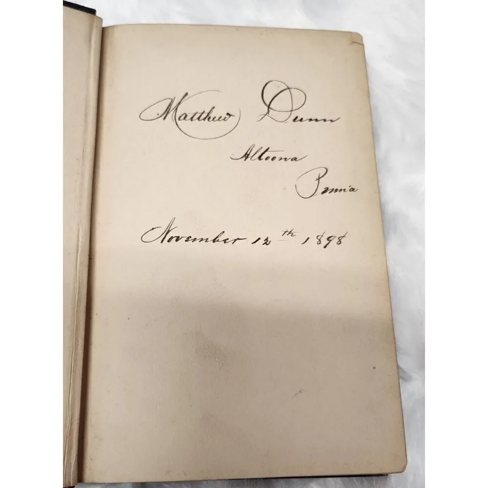 Vintage 1898 Miss Erin hardcover book #A88